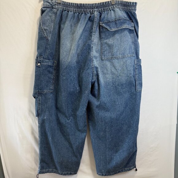 H&M Blue Wide Leg Pants - Picture 7 of 10